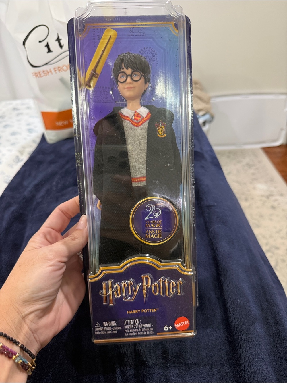 Mattel Harry Potter Doll - Black Robe with Gray Sweater and Red Tie